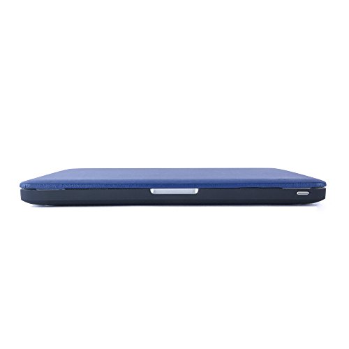 Macbook Pro 13 Hülle Case Tastaturschutzfolie Displayschutzfolie 3 in 1 Kit, TECOOL [Ultra Dünn Serien] Leder Hartschale Schutzhülle Case für MacBook Pro 13.3 Zoll Modell: A1278 – Dunkelblau - 6