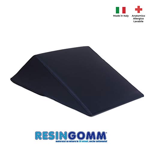 Resingomm Cuscino Solleva Gambe per Problemi al Nervo sciatico. Beneficio immediato e Alta densità per Il Massimo Supporto.