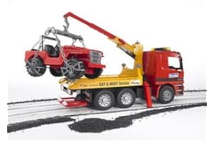 bruder - Camion Mercedes Benz - Grue avec Tout-Terrain