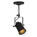 Produktbild DaSinKo Retro Ceiling Pendant Spot Light, Vintage 1-bulb Spotlight Adjustable Track Light Shade for Restaurant Coffee Bar Dining Room Kitchen,Matte Black Finish,E27 Base ( Bulb Not included )