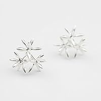 Design-Ohrring Silber Handgefertigt Kunst Designer-Ohrstecker