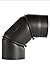 Price comparison product image Bertrams 195116 Stove Pipe Bend 2 mm 0 °-90 ° adjustable with door Senotherm UHT-Hydro, black