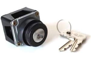 STREETPARTS24 Zündschloss 8-polig passend für Hercules Prima 5S 1979-1995 – Zündungsschloss mit 2 Schlüsseln, 3 Stellungen (Zündung an, Licht an, Zündung aus)