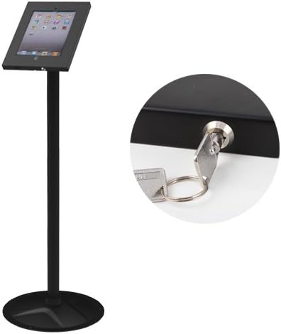 Enpee Anti-Theft Floor Stand for iPad 2 3 4 Air Air 2 - Complete with Lock and Key