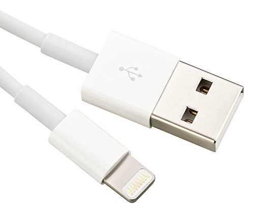 Lightning auf USB Ladekabel, 1 m, Original von Apple MD818ZM/A, weiß (iphone 5 5s 5c se 6 6s 7 6 plus 6s plus 7 plus) - 3