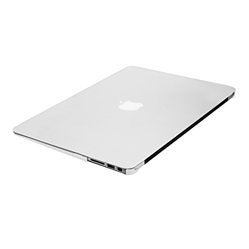 kwmobile 3in1 Set: Crystal Hülle für Apple MacBook Air 13″ (Modelle ab Mitte 2011) Hard Case – transparente 2-teilige Schutzhülle Cover Tasche in Transparent + 12er Staubschutz-Set + Keyboard Skin Tastaturschutz - 3
