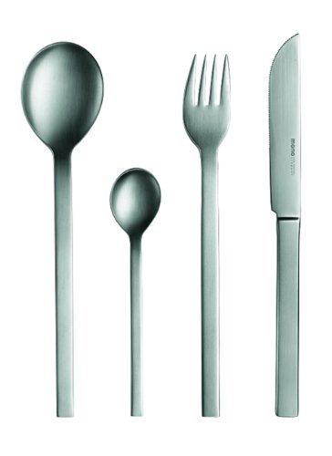 Mono 10652 mono-a, 4-teilig Besteck Set mit Messer 43 im GK