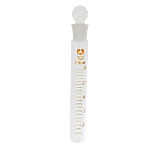 MagiDeal Graduated Pipettes Reagenzgläser Reagenzglas Laborglas 25ml für Labor - 6