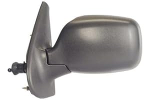 REPIAUTO Rétroviseur mécanique gauche noir compatible avec Renault Kangoo 1 2001-2008