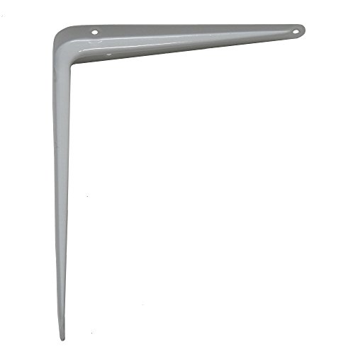 Aerzetix – 2x 25/30cm Regalhalter Regalwinkel Regalbodenträger Weiß - 2