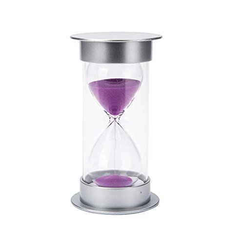 Accurite 20 Minute Sand Hourglass Timer,Cooking Egg Timer(Pink)