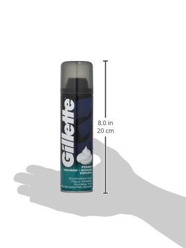 Gillette Basis Rasierschaum für empfindliche Haut, 200 ml - 3