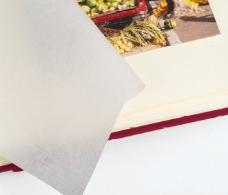 Album XL moosgrün +++ 65 Blatt Fotokarton und Pergamin-Zwischenbla?tter +++ EINKLEBE-FOTOBUCH +++ Semikolon Qualität - 3