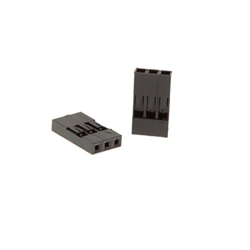 100pcs Dupont Überbrückungskabel Kabelgehäuseschale Stecker Stiftkopf 2.54mm – 3p - 4