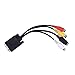 Produktbild Elviray VGA-SVGA-zu-S-Video-3-Cinch-Composite-AV-TV-Out-Konverter-Adapterkabel PC-Kabel Standard-Sub-D-VGA-Eingang