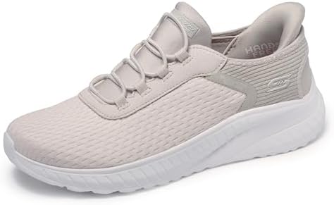 Skechers Donna Bobs Squad Chaos in Color Trainers, off White Mesh, 35 EU
