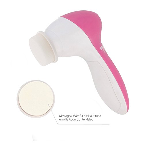 Oramics Gesichtsbürste elektrisch 5 in 1 Gesicht Cleaner – Spa Bürste für die Body Reinigung Massage Skin Maschine - 6