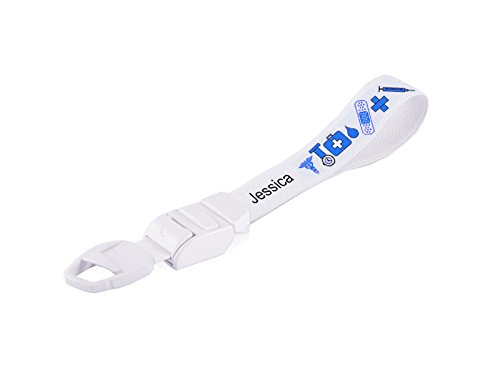 Medtoolz Torniquete/Compresor Personalizado con tu Nombre (Instrumentos médicos Azul)