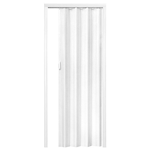 TecTake Falttür 80x203cm Falttüren Schiebetür Falt Tür Faltwand Nischentür Falttüre | Weiß - 2