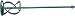 Produktbild COLLOMIX Rührer MK 140 M türkis - 41749-000