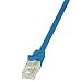 Produktbild LogiLink CP1016U CAT5e UTP Patch Kabel AWG26 blau  0,25m