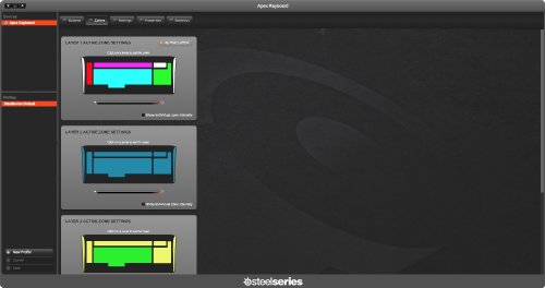 SteelSeries Apex, Gaming-Tastatur, 4 einzelne RGB-Backlight-Zonen, 22 Makro-Tasten, (PC) – Deutsches QWERTZ Tastaturlayout - 10