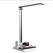 Produktbild P.CHUXIN LED-Schreibtischlampe Mit Kabelloser Ladestation, Augenschutz, Dimmbarer Schnelllade-Automatik-Alarm, 3 Helligkeitsstufen (Weiß)