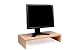 Produktbild Design Monitortisch Bildschirm Ständer Erhöhung Schreibtischregal Standfuss Buche Natur B / H / T 90 x 12 x 30 cm