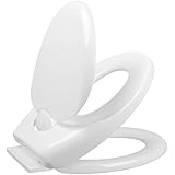 Homitex Familie WC Sitz Kinder Toilettensitz Toilettendeckel mit intergriertem Kindersitz Soft-Close Automatik Quick Release Antibac