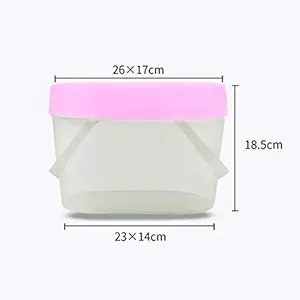 Redcolourful Kids Portable Ventilation Cover Design Pet Cage with Handle for Tadpole Crab Insect Large