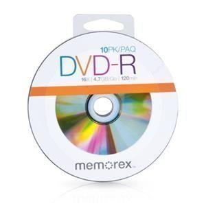 Preisvergleich Produktbild Memorex DVD-R 10Pk Puck