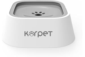 GENERIC Gamelle pour Chiens Gamelle pour Animaux de Compagnie Gamelle pour Voyage Anti débordement Anti éclaboussures Nettoyage Facile Eau Propre Stable Anti dérapante