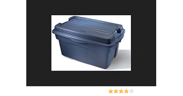 rubbermaid storage bin with hinged lid