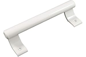 KAFENDA manija de puerta corredera de aleación de aluminio de 200mm, manija de puerta de vidrio para balcón, manija de puerta de gabinete de baño, manija de metal moderna (Blanco)