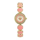 Süß Damen Herz Voller Diamant Uhren Beiläufig Analoge Quarz Bewegung Armbanduhr Uhr für Freundin Groveerble