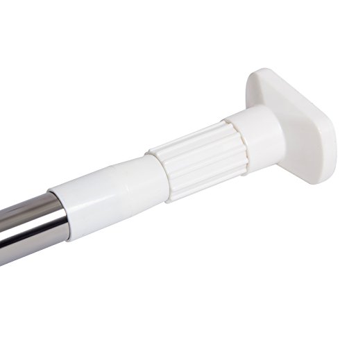 Songmics Einfach Stabil Teleskop Duschstange Edelstahl Duschvorhangstange BCB004 (110 cm to 200 cm)