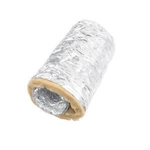 Aluflexrohr thermisch isoliert Schlauch Rohr Aluflex Rohr Lüftung (5 m, Durchmesser 127 mm) - 2