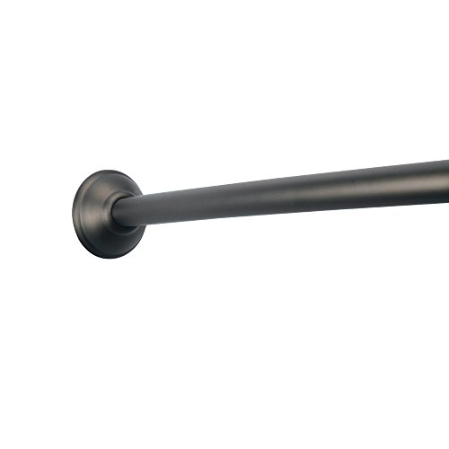 Interdesign 79070EU Gebogene verstellbare Duschvorhangstange, 104-183 cm, bronze - 3