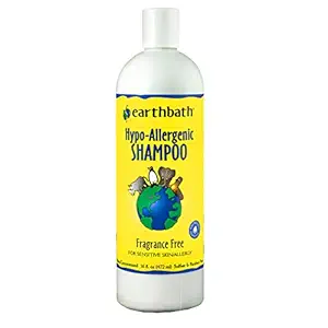 Earthbath All Natural Hypo-Allergenic and Fragrance-Free Shampoo, 16-Ounce