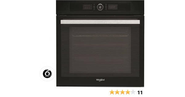 Whirlpool AKZ9635NB - Forno da incasso a pirolisi, con calore rotante o  pulsato, 73 litri, classe A+, nero/porta fredda (4 vetri) : Amazon.it:  Grandi elettrodomestici