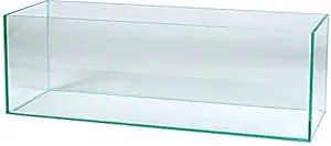 Parko Home Decoration Turtle Aquarium Tank Beautiful Fashion Clear Glass Mini Fish Tank Aqua Habitat Aquarium Tank Only Colour May Vary 9x9x18 Inches 24L