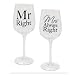 Produktbild Amore Mr Right & Mrs Always Right Weinglas-Set
