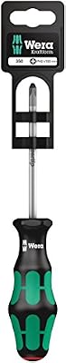 Wera 5100050001 Tournevis pour vis Phillips 350 PH SB 0x60mm, Argent