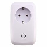 MECO Inalámbrico Inteligente Enchufe Interruptor Wi-Fi Función Inalámbrico App Control USB Remoto con Android e iOS Smartphone Blanco