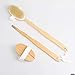 Produktbild 2pcs Rückenbürste Holz, Fester langem Stiel, Rücken Badebürste aus Buchenholz, 50cm