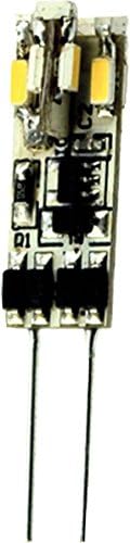 S + H LED-Bulbs G4 10-30 Volt 12 SMD 9 x 28.5 mm Socket 12 V AC/DC 0.5 Watt 55 lm 3000 K 300 Degrees Dimmable