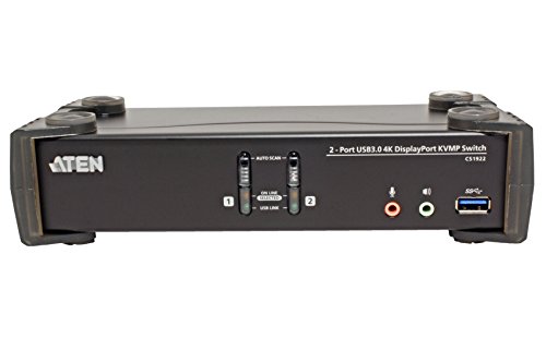 Aten CS1922 2-Port USB 3.0 4K DisplayPort KVM Switch schwarz - 5