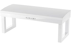 Kiara Sky Arm Rest - Acetone Resistant & Waterproof for Manicure & Pedicure Technician Stations - White