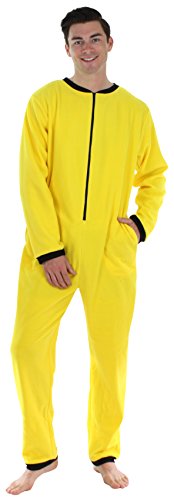 Ropa de dormir para hombre pijama de una pieza sin pies mono de vellón de colores