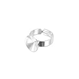 Orígen : España Base anillo para cabuchón Swarovski 1122 14 mm Plata 925 x1